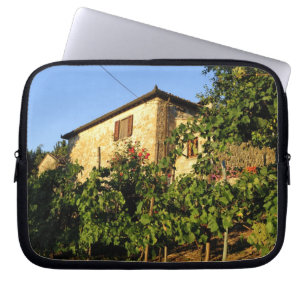 Italy, Tuscany, Greve. Late summer wine scenes Laptop Sleeve
