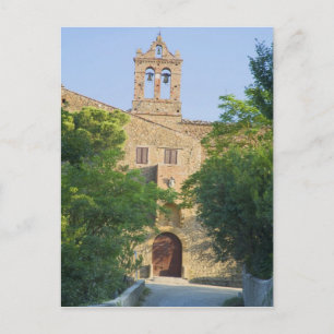 Italy, Tuscany, La Foce, Picturesque church in Postcard