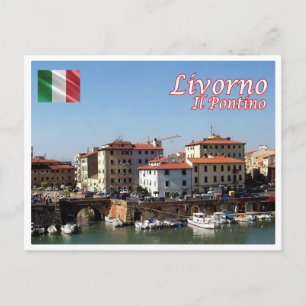 Italy - Tuscany - Livorno - Il Pontino - Postcard