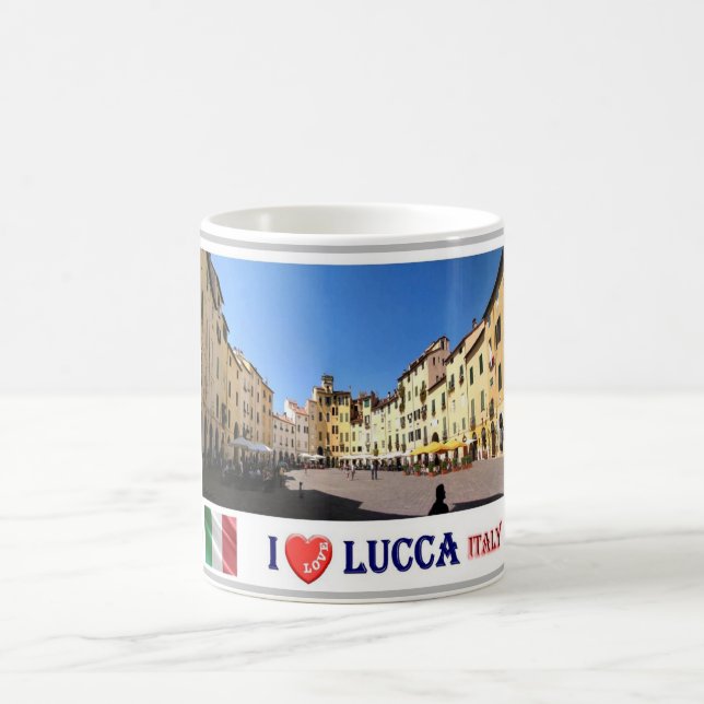 Italy - Tuscany - Lucca - I Love - Coffee Mug (Center)