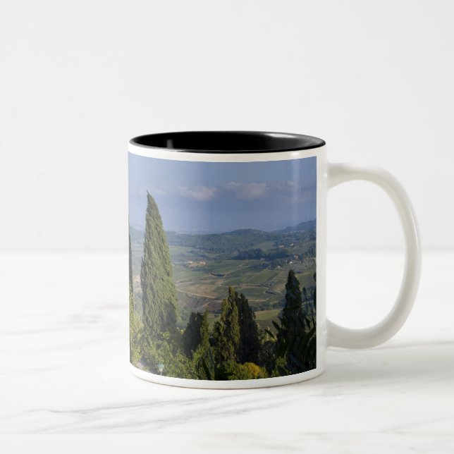 Italy, Tuscany, Montepulciano. View of the Two-Tone Coffee Mug (Right)