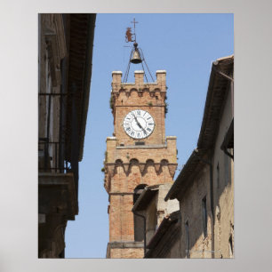 Italy. Tuscany. Pienza. 2 Poster