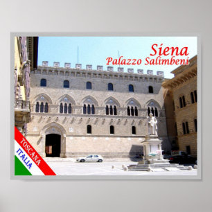 Italy - Tuscany - Siena - Palazzo Salimbeni - Poster