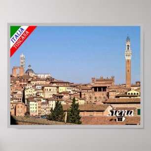 Italy - Tuscany - Siena - Poster