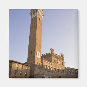 Italy, Tuscany, Sienna. Torre del Mangia on Magnet
