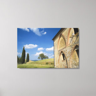 Italy, Tuscany, Tuscan Villa in Spring. Canvas Print