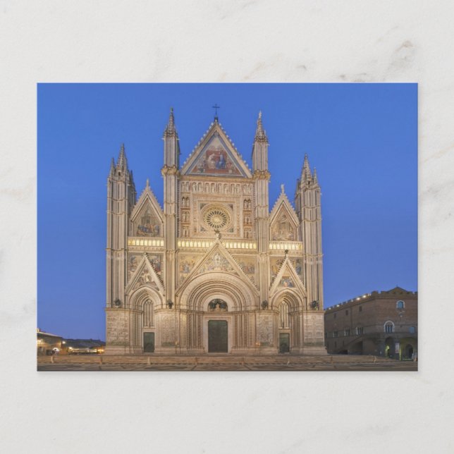 Italy, Umbria, Orvieto, Orvieto Cathedral Postcard (Front)