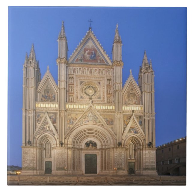 Italy, Umbria, Orvieto, Orvieto Cathedral Tile (Front)