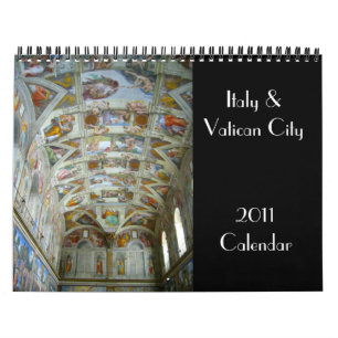 italy & vatican 2011 calendar