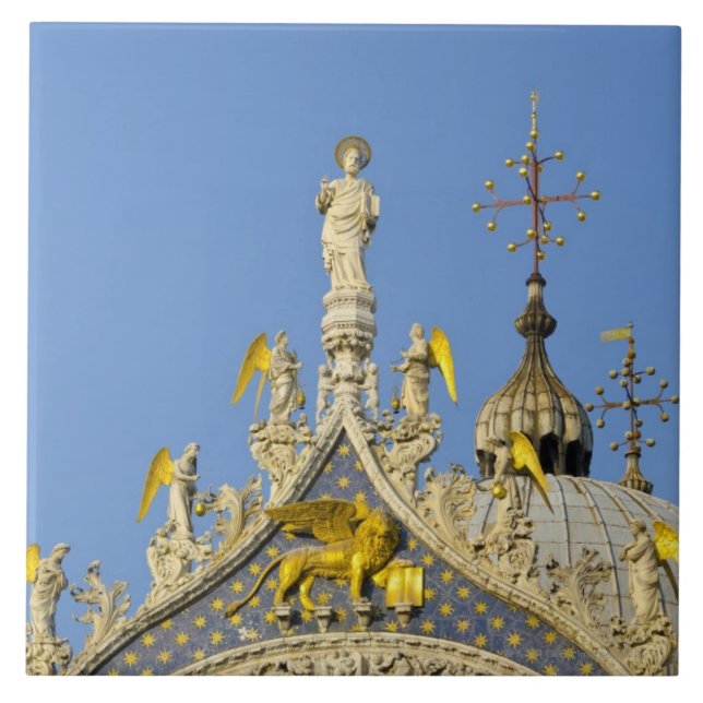 Italy, Veneto, Venice, St. Mark's Basilica Tile (Front)