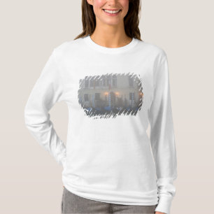 Italy, Venice. A row of gondolas seen through T-Shirt