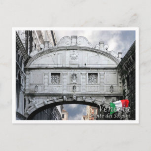 Italy - Venice - Bridge Palace of Sighs - Postcard