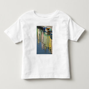 Italy, Venice, Burano. Multicolored houses along Toddler T-Shirt