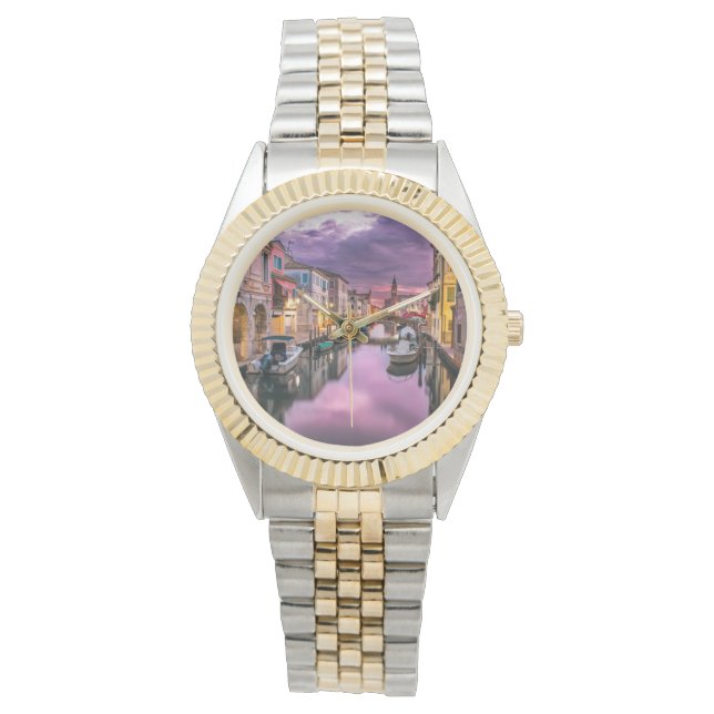 Italy Venice Canal eWatch Watch (Front)