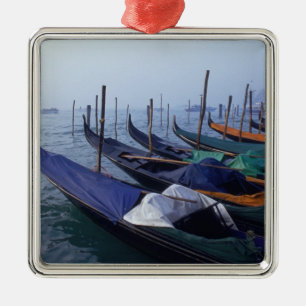 Italy, Venice. Gondolas. Metal Tree Decoration