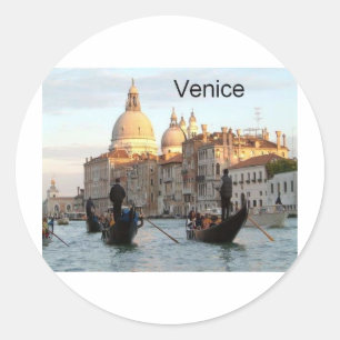 Italy Venice Grand Canal (St.K) Classic Round Sticker
