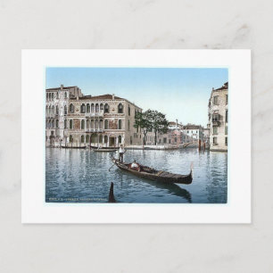 Italy Venice Palazza Da Mula 1890's Postcard