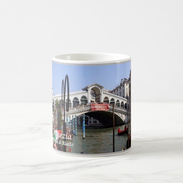 Italy - Venice - Rialto Palace Bridge - Coffee Mug (Center)