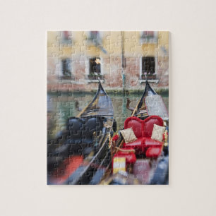 Italy, Venice, Selective Focus of Gondola in the 2 Jigsaw Puzzle