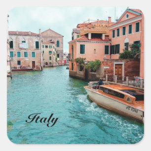 Italy Venice   Square Sticker