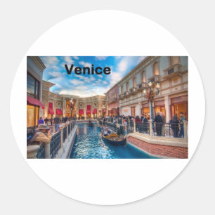 Italy Venice (St.K) Classic Round Sticker