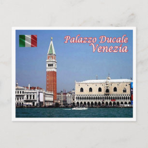 Italy - Venice - St. Mark's Square - Ducal Palace Postcard