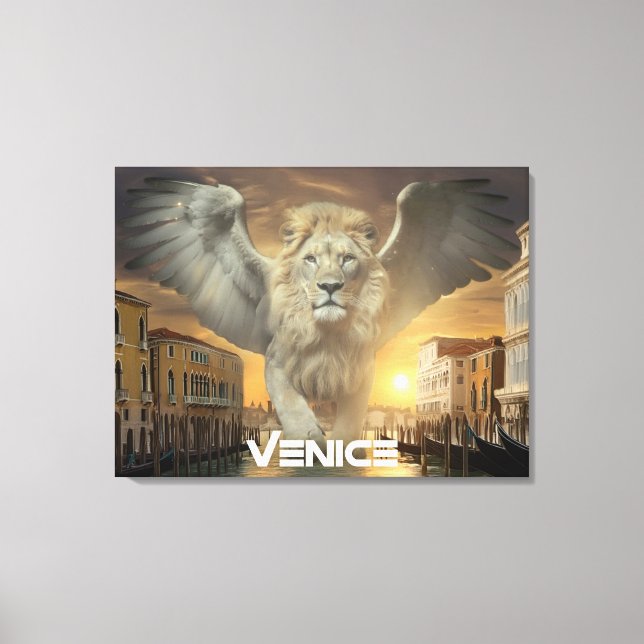 ITALY - VENICE - WINGED LION CANVAS PRINT (Front)