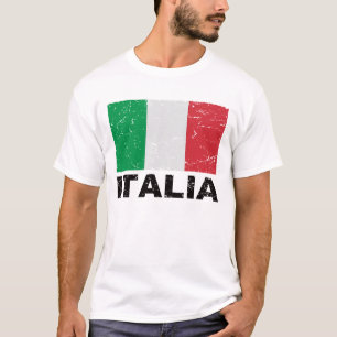 Italy Vintage Flag T-Shirt