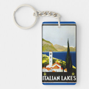 Italy vintage souvenirs key ring