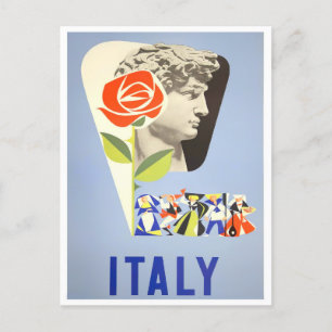 Italy vintage travel postcard