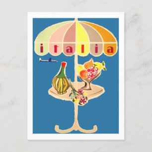 Italy vintage travel postcard