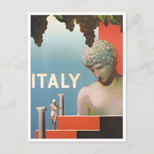 Italy vintage travel postcard