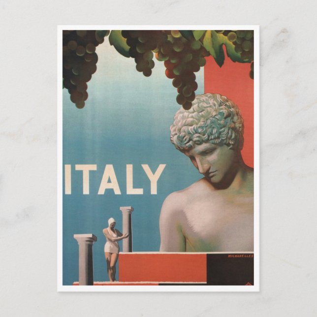 Italy Vintage Travel Postcard (Front)