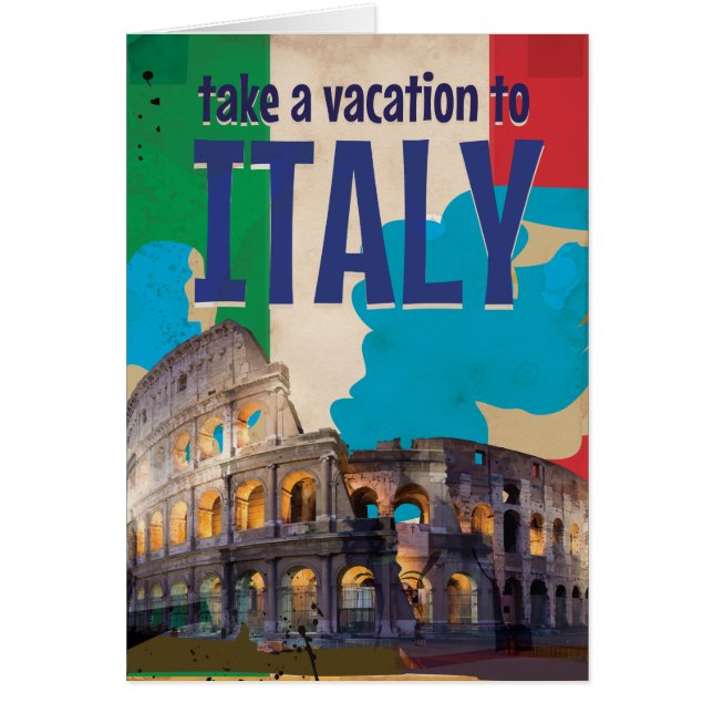 Italy Vintage Travel poster (Front)
