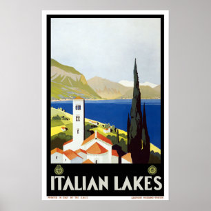 Italy Vintage Travel Poster