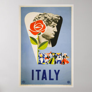 Italy Vintage Travel Poster
