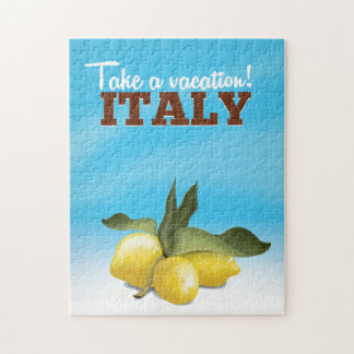 Italy vintage travel poster jigsaw puzzle