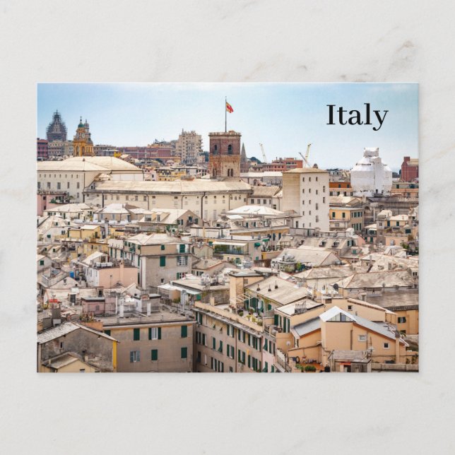 Italy Vintage Travel Tourism Add  Postcard (Front)