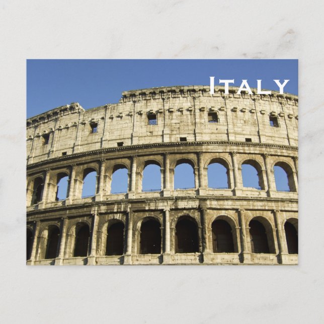 Italy Vintage Travel Tourism Add Postcard (Front)