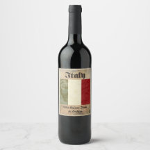 Italy Wine Label