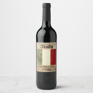 Italy Wine Label