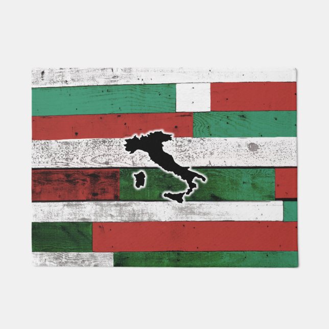 Italy Wooden Boards Doormat (Front)