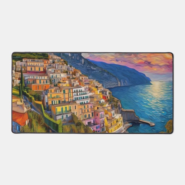 Italy's Amalfi Coast Desk Mat (Front)