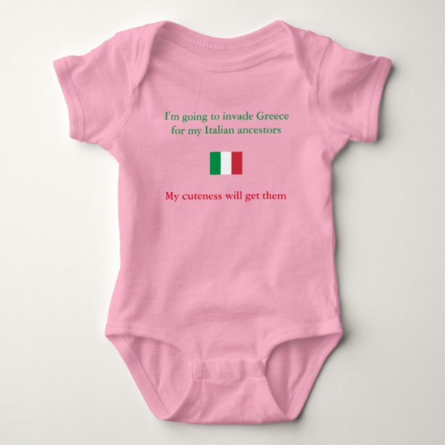 ITALY'S SECRET COME BACK BABY BODYSUIT (Front)