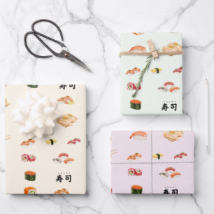 Itamae〈Sushi Chefs） collection Wrapping Paper Sheet