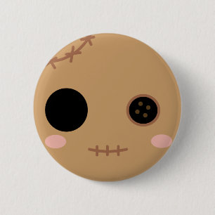 Itami the Voodoo Doll Head 6 Cm Round Badge