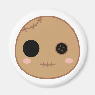 Itami the Voodoo Doll Head Magnet