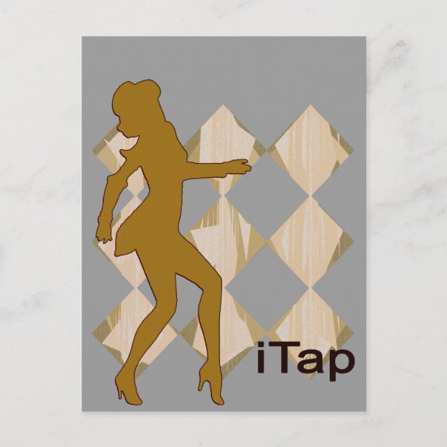 iTap Gal | iPod Graphics for Tap Postcard (Front)