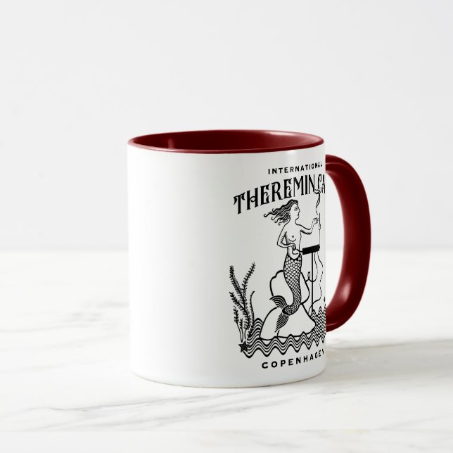 ITC Theremin Mermaid Mug (Front Right)