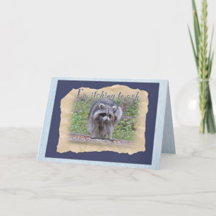 Itchin' Scratchin' Racoon Ring Bearer Invitation